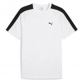 Тениска Puma T7 short sleeve T-shirt - White (Puma White) тениска,мъжки,тениски,дамски,тениски,puma,t7,short,sleeve,t,shirt,white,(puma,white)