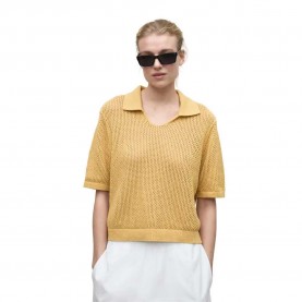 блуза,дамски,пуловери,дамски,плетени,дрехи,ecoalf,argan,sweater,yellow,(color,depósito)