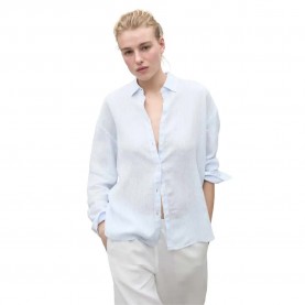 риза,с,дълъг,ръкав,дамски,блузи,дамски,ризи,ecoalf,daria,long,sleeve,shirt,white