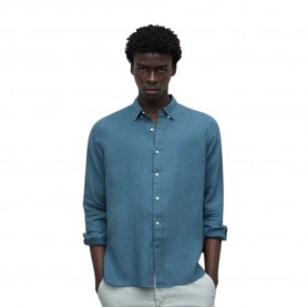 риза,с,дълъг,ръкав,мъжки,ризи,ecoalf,malibu,long,sleeve,shirt,green,shadow,(blue)