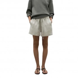 къси,панталони,дамски,панталони,ecoalf,yera,linen,shorts,grey,(mist)