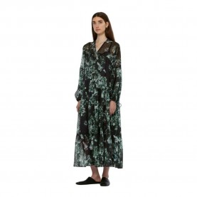 рокля,дамски,поли,и,рокли,scotch,&,soda,179580,long,sleeve,midi,dress,green,(nieuw,blossom,print,park,green)