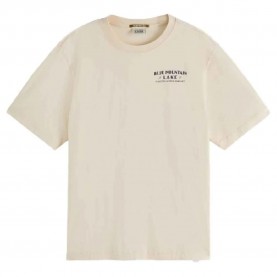 тениска,дамски,тениски,scotch,&,soda,artwork,loose,fit,short,sleeve,t,shirt,soft,ice,(beige)
