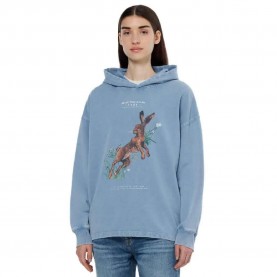 суичър,дамски,блузи,scotch,&,soda,artwork,oversized,hoodie,blue