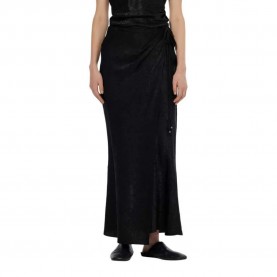 пола,дамски,поли,и,рокли,scotch,&,soda,crushed,satin,long,skirt,black