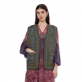 потник,дамски,потници,scotch,&,soda,floral,vest,green