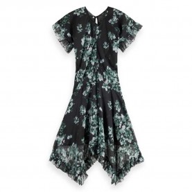 рокля,дамски,поли,и,рокли,scotch,&,soda,mini,ruffle,dress,green