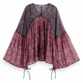 дамски,блузи,дамски,ризи,scotch,&,soda,printed,long,sleeve,blouse,pink