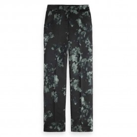 панталони,дамски,панталони,scotch,&,soda,ripple,floral,straight,fit,pants,green