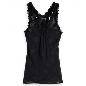 тениска,дамски,тениски,scotch,&,soda,ruffle,sleeveless,t,shirt,black