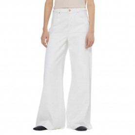 дънки,дамски,панталони,scotch,&,soda,thw,wave,wide,leg,jeans,white