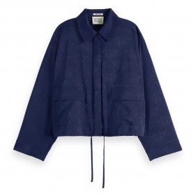 риза,с,дълъг,ръкав,дамски,блузи,дамски,ризи,scotch,&,soda,utility,satin,long,sleeve,shirt,blue