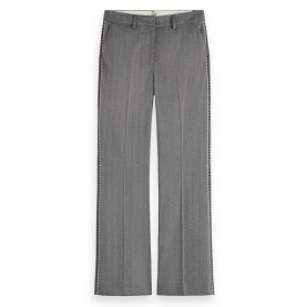 панталони,дамски,панталони,scotch,&,soda,violet,flar,fit,high,waist,pants,grey