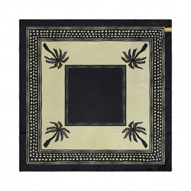 ръкавици,шапки,и,шалове,barts,leylaf,handkerchief,print,black,(beige)