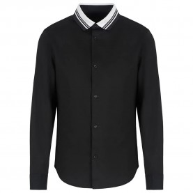 риза,с,дълъг,ръкав,мъжки,ризи,armani,exchange,xm000198,af10192,long,sleeve,shirt,black