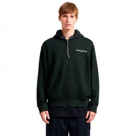 блуза,мъжки,пуловери,armani,exchange,xm000223,af12656,full,zip,sweatshirt,black