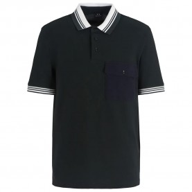 мъжки,блузи,с,яка,armani,exchange,xm000303,af10366,short,sleeve,polo,jet,set,deep,navy,je,(black)