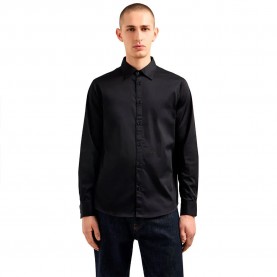 Риза с дълъг ръкав Armani exchange XM000339_AF10192 long sleeve shirt - Black (Black) риза,с,дълъг,ръкав,мъжки,ризи,armani,exchange,xm000339,af10192,long,sleeve,shirt,black,(black)