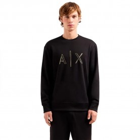блуза,мъжки,пуловери,armani,exchange,xm000331,af12269,sweatshirt,black