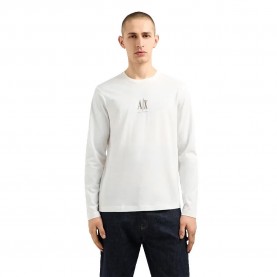 тениска,мъжки,тениски,armani,exchange,xm000364,af12308,long,sleeve,t,shirt,off,white,(white)