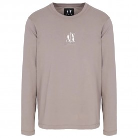 тениска,мъжки,тениски,armani,exchange,xm000364,af12308,long,sleeve,t,shirt,beige