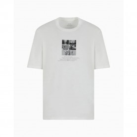 тениска,мъжки,тениски,armani,exchange,xm000565,af10356,short,sleeve,t,shirt,off,white,(white)