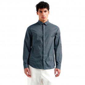 риза,с,дълъг,ръкав,мъжки,ризи,armani,exchange,xm000625,af13184,long,sleeve,shirt,grey