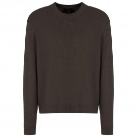 блуза,мъжки,пуловери,armani,exchange,xm000707,af10454,sweater,brown,(black,ink,braid)