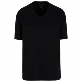 тениска,мъжки,тениски,armani,exchange,xm000727,af10364,short,sleeve,v,neck,t,shirt,black
