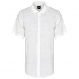 риза,с,къс,ръкав,мъжки,ризи,armani,exchange,xm001223,af14619,short,sleeve,shirt,white