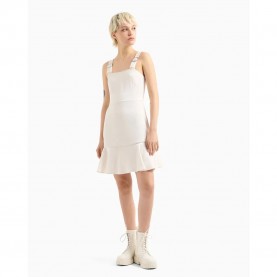 рокля,дамски,поли,и,рокли,armani,exchange,xw000141,af10840,sleeveless,short,dress,white,(iso)