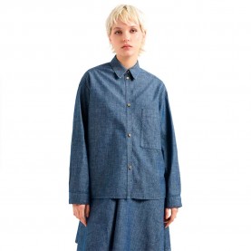 риза,с,дълъг,ръкав,дамски,блузи,дамски,ризи,armani,exchange,xw000202,af12895,long,sleeve,shirt,medium,blue,denim