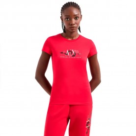 тениска,дамски,тениски,armani,exchange,xw000315,af10364,short,sleeve,t,shirt,red