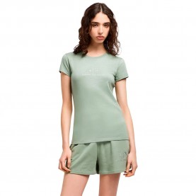 тениска,дамски,тениски,armani,exchange,xw000386,af10354,short,sleeve,t,shirt,green,(sage)