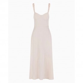 рокля,дамски,поли,и,рокли,armani,exchange,xw000441,af12742,sleeveless,midi,dress,beige