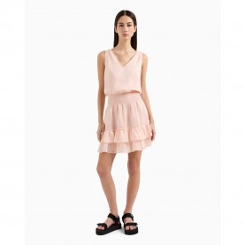 рокля,дамски,поли,и,рокли,armani,exchange,xw000470,af12815,dress,pink