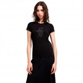 тениска,дамски,тениски,armani,exchange,xw000512,af11929,short,sleeve,t,shirt,black