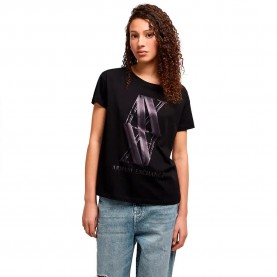 тениска,дамски,тениски,armani,exchange,xw000515,af10359,short,sleeve,t,shirt,black