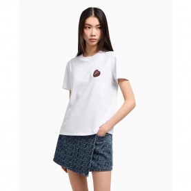 тениска,дамски,тениски,armani,exchange,xw000518,af10359,short,sleeve,t,shirt,white