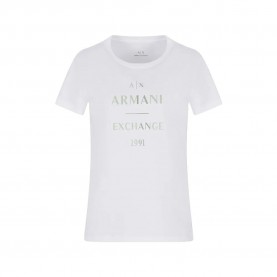 тениска,дамски,тениски,armani,exchange,xw000522,af17172,short,sleeve,t,shirt,white