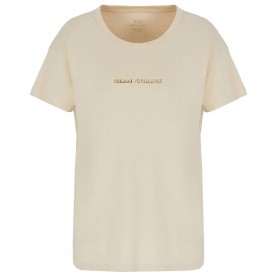 тениска,дамски,тениски,armani,exchange,xw000534,af10359,short,sleeve,t,shirt,beige