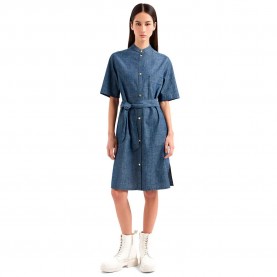 рокля,дамски,поли,и,рокли,armani,exchange,xw000573,af12895,short,sleeve,short,dress,blue
