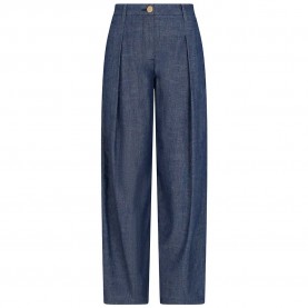 панталони,дамски,панталони,armani,exchange,xw000574,af12895,high,waist,pants,blue