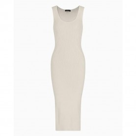 рокля,дамски,поли,и,рокли,armani,exchange,xw000576,af12740,sleeveless,midi,dress,beige