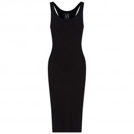 рокля,дамски,поли,и,рокли,armani,exchange,xw000820,af13729,sleeveless,midi,dress,black,(black)