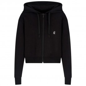 блуза,дамски,блузи,armani,exchange,xw000822,af10818,full,zip,sweatshirt,black