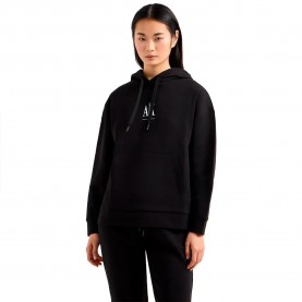 Суичър Armani exchange XW000823_AF10818 hoodie - Black (Black) суичър,дамски,блузи,armani,exchange,xw000823,af10818,hoodie,black,(black)