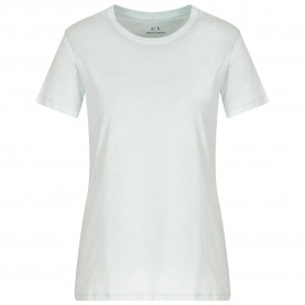 тениска,мъжки,тениски,дамски,тениски,armani,exchange,xw000839,af10356,short,sleeve,t,shirt,white,(reflection)