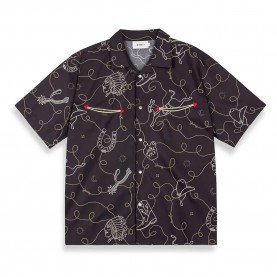риза,с,къс,ръкав,мъжки,ризи,grimey,lone,hand,button,up,short,sleeve,shirt,black