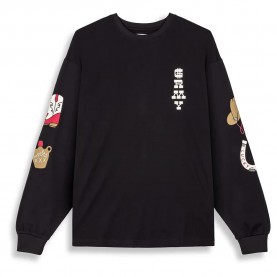тениска,мъжки,тениски,grimey,lone,hand,long,sleeve,t,shirt,black